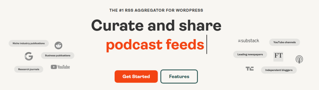 WP RSS Aggregator – Best WordPress RSS feed plugin