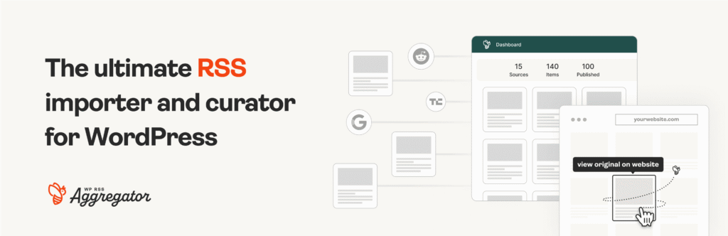 WP RSS Aggregator plugin